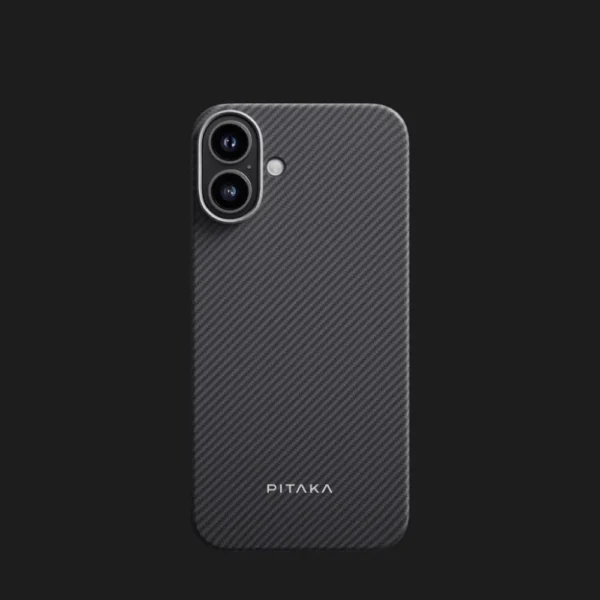Чохол Pitaka MagEZ Ultra-Slim Case для iPhone 16 (Black/Grey)