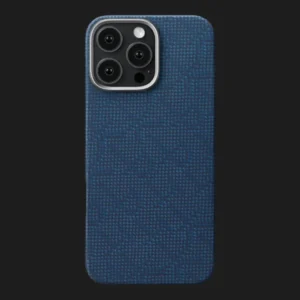 Чохол Pitaka Monogram Tactile Woven Case для iPhone 16 Pro (Dark Blue)