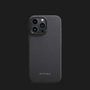 Чохол Pitaka MagEZ Case 4 для iPhone 16 Pro (Black/Gray Twill)