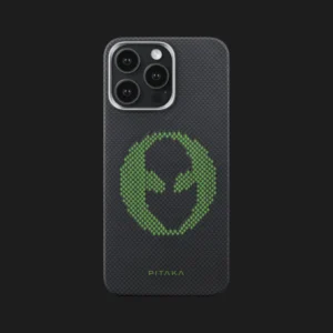 Чохол Pitaka Aries Tactile Woven Case для iPhone 15 Pro Max Alien (Black&Green)
