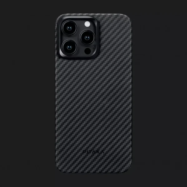 Чохол Pitaka MagEZ Case 4 для iPhone 15 Pro Max (Black/Grey Twill)