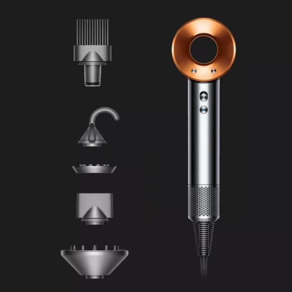 Фен для волосся Dyson Supersonic HD07 Nickel/Copper Gift Edition