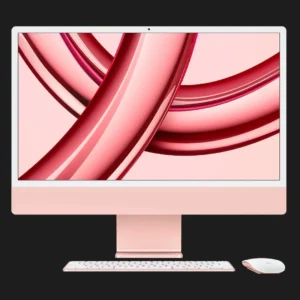 Apple iMac 24 with Retina 4.5K, Apple M3, 512GB, 8 CPU / 10 GPU, 24GB RAM, Pink