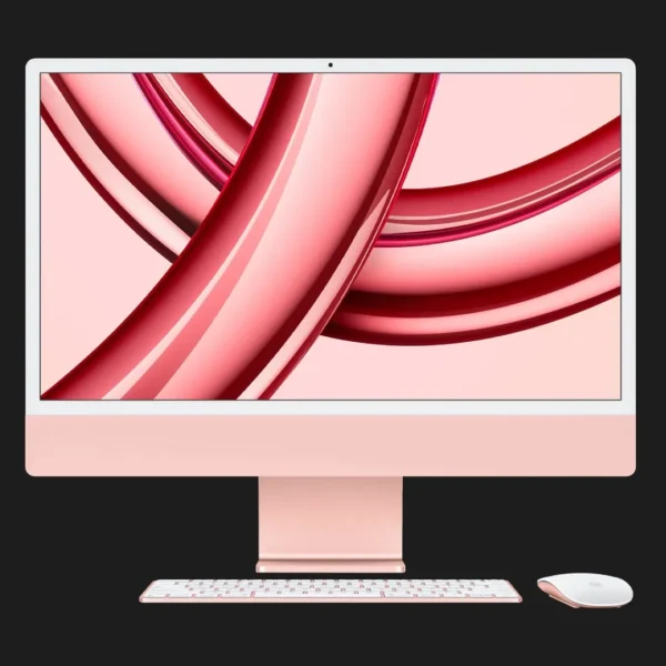 Apple iMac 24 with Retina 4.5K, Apple M3, 512GB, 8 CPU / 10 GPU, 24GB RAM, Pink