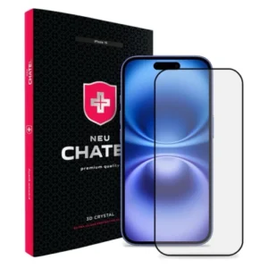 Захисне скло NEU Chatel for iPhone 16/15 Black
