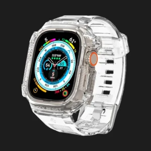 Чохол-ремінець Spigen Rugged Armor Pro для Apple Watch 49 mm (Crystal Clear)