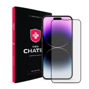 Захисне скло NEU Chatel for iPhone 14 Pro Max Black