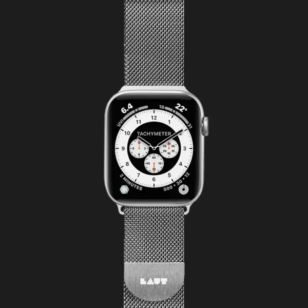 Ремінець LAUT Steel Loop для Apple Watch 44/45/46/49mm (Silver)
