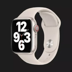 Оригінальний ремінець для Apple Watch 38/40/41/42 mm Sport Band (Starlight) (MKU93)