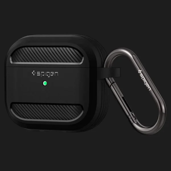 Захисний чохол Spigen Rugged Armor для AirPods 3 (Black)