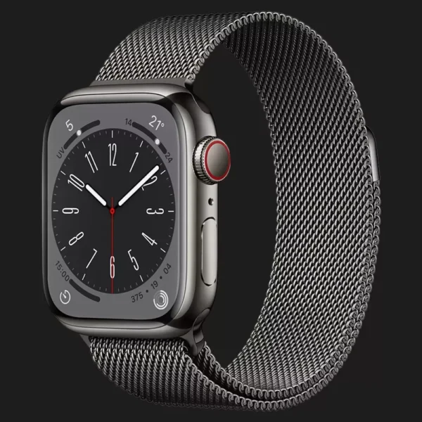 Оригінальний сталевий ремінець Apple Milanese Loop для Apple Watch 38/40/41/42mm (Graphite)