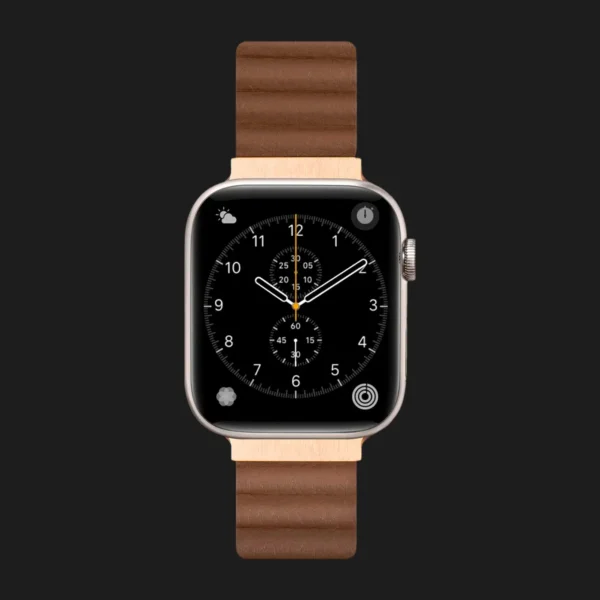 Ремінець LAUT Novi Luxe для Apple Watch 44/45/46/49mm (Sepia Brown)