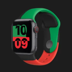 Ремінець Apple Sport Band для Apple Watch 38/40/41/42mm Sport Band (Black Unity) S\M