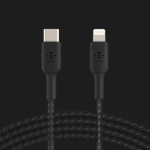 Кабель Belkin Braided USB-С to Lightning 2m (Black)