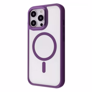 Чoхол Proove Clear Essence Case with Magnetic Ring for iPhone 15 Pro  Deep Purple