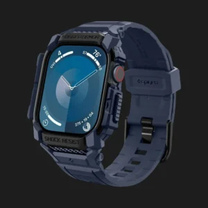 Чохол-ремінець Spigen Rugged Armor Pro для Apple Watch 46mm 2024 (Navy Blue)