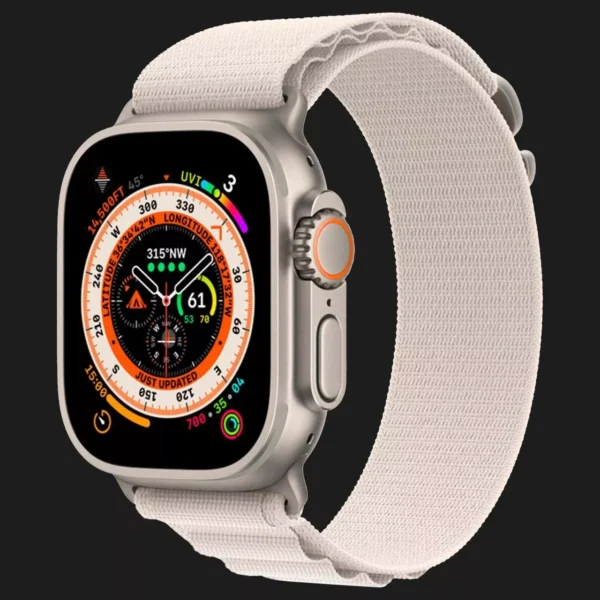 Оригінальний ремінець для Apple Watch 44/45/49 mm Alpine Loop Starlight Size S