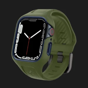 Чохол-ремінець Spigen Liquid Air Pro для Apple Watch 45mm (Moss Green)
