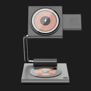 Безпровідна зарядка WiWU Wi-W023 3in1 Wireless Charger (Black)