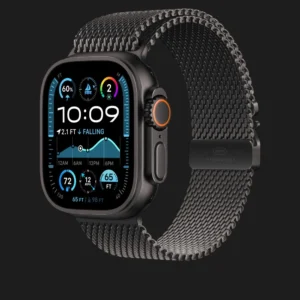 Ремінець Apple Titanium Milanese Loop для Watch 49mm (Black Titanium) (Large)