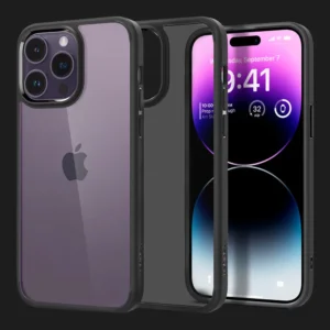 Чохол Spigen Ultra Hybrid для iPhone 14 Pro (Matte Black)