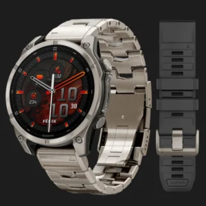 Garmin Fenix 8 47mm AMOLED Sapphire Titanium with Titanium Band